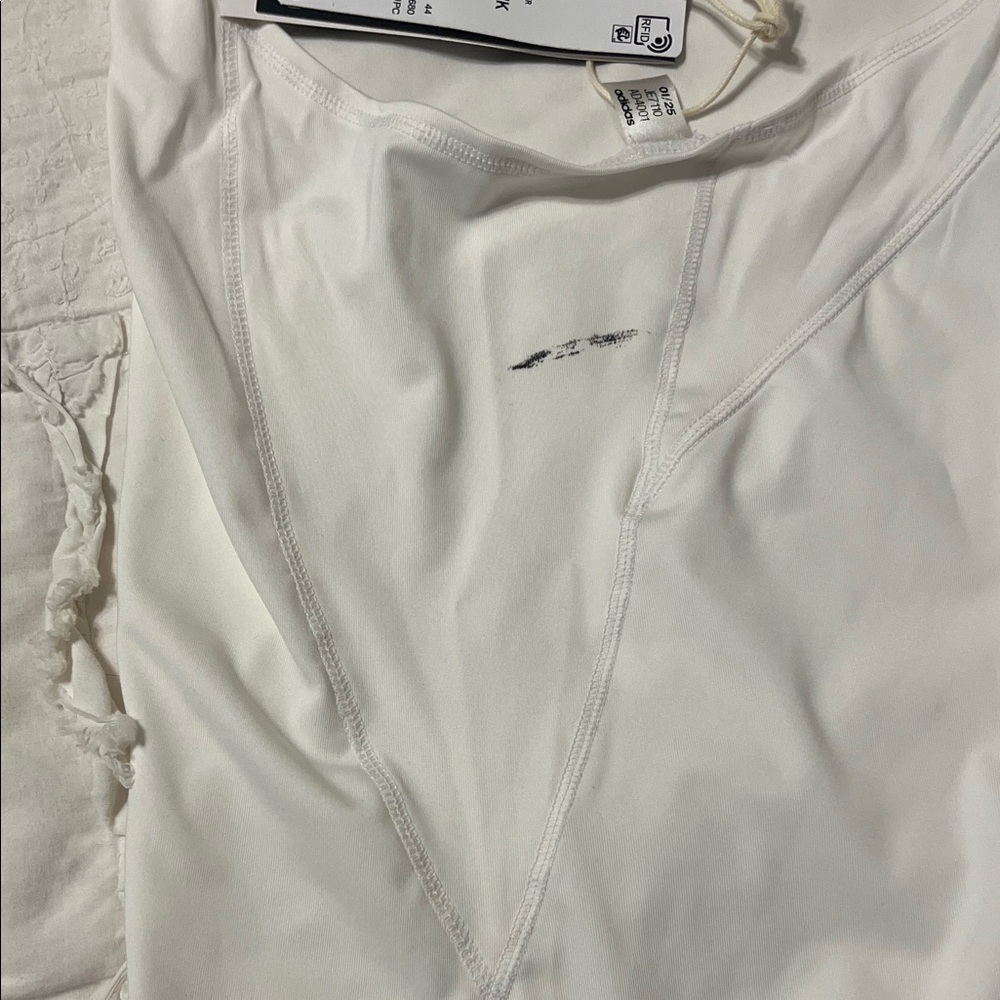NWT Adidas Club Tank, black and white. Size Large - Picture 7 of 10